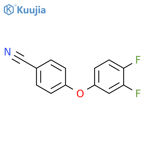 4-(3,4-difluorophenoxy)benzonitrile structure