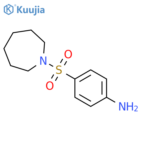 4-(azepane-1-sulfonyl)aniline structure