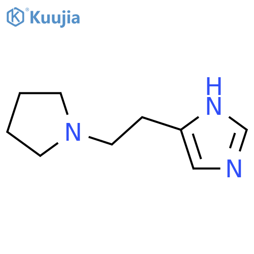 4-2-(pyrrolidin-1-yl)ethyl-1H-imidazole structure