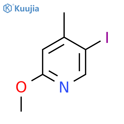 5-Iodo-2-methoxy-4-methylpyridine structure