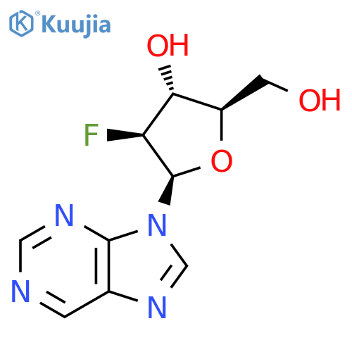 (2R,3R,4S,5R)-4-Fluoro-2-(hydroxymethyl)-5-(9H-purin-9-yl)tetrahydrofuran-3-ol structure