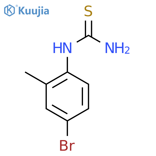 4-Bromo-2-methylphenylthiourea structure