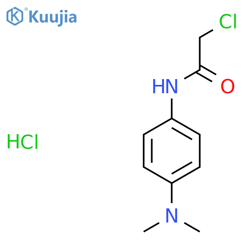 2-chloro-N-4-(dimethylamino)phenylacetamide hydrochloride structure
