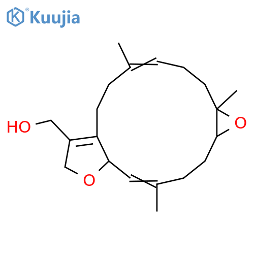 2,16-Epoxy-1(15),3,7,11-cembratetraen-17-ol; (2S,3E,7Z,11E)-form, 7S,8S-Epoxide structure