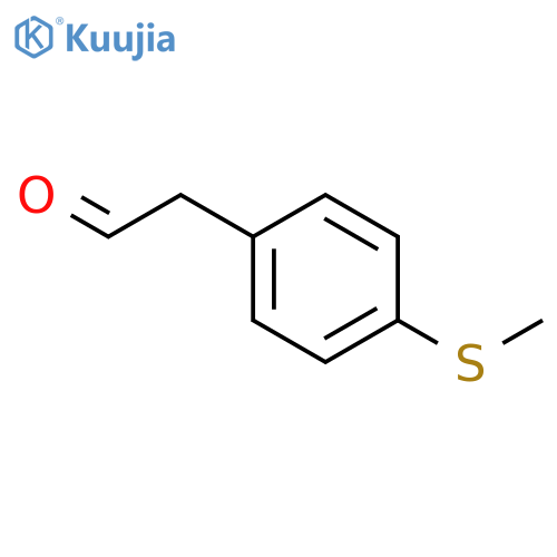 Benzeneacetaldehyde, 4-(methylthio)- structure