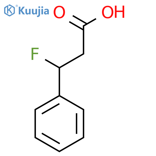 3-Fluoro-3-phenylpropanoic acid structure