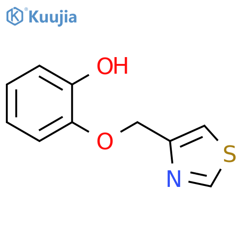 2-(1,3-thiazol-4-ylmethoxy)phenol structure