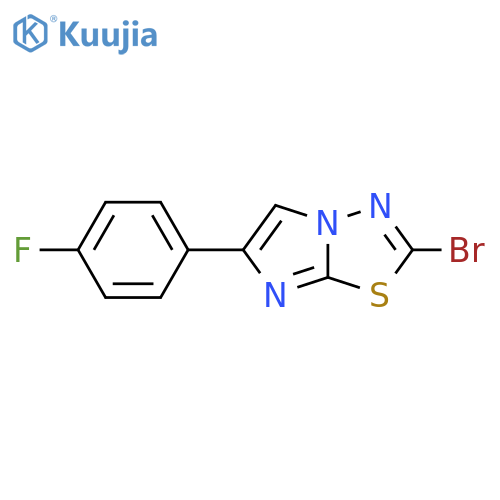 2-Bromo-6-(4-fluorophenyl)imidazo2,1-b1,3,4thiadiazole structure