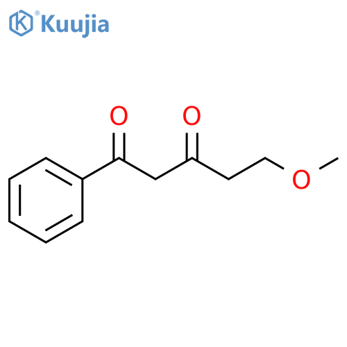 5-methoxy-1-phenylpentane-1,3-dione structure