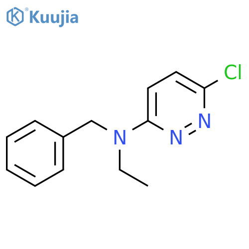 N-Benzyl-6-chloro-N-ethylpyridazin-3-amine structure