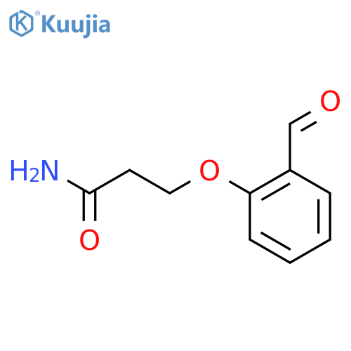3-(2-Formylphenoxy)propanamide structure