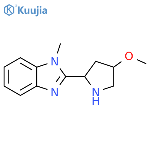 2-(4-Methoxy-pyrrolidin-2-yl)-1-methyl-1H-benzoimidazole structure