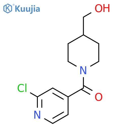 [1-(2-Chloropyridine-4-carbonyl)piperidin-4-yl]methanol structure