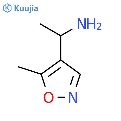 1-(5-methyl-1,2-oxazol-4-yl)ethan-1-amine structure