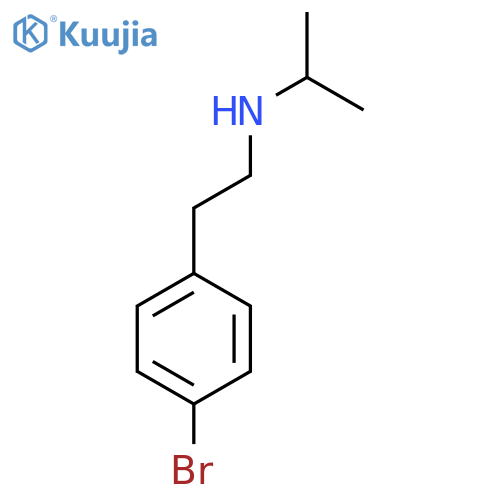 [2-(4-Bromophenyl)ethyl](propan-2-yl)amine structure