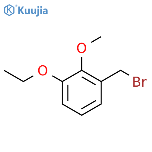 1-(bromomethyl)-3-ethoxy-2-methoxybenzene structure