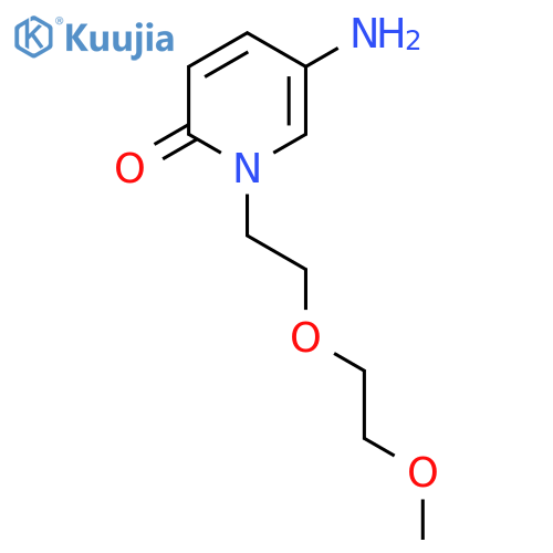 5-amino-1-2-(2-methoxyethoxy)ethyl-1,2-dihydropyridin-2-one structure