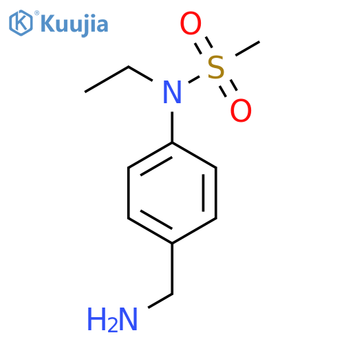 N-4-(aminomethyl)phenyl-N-ethylmethanesulfonamide structure