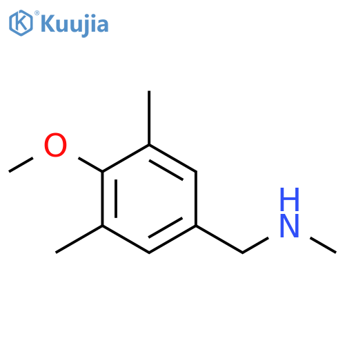 (4-Methoxy-3,5-dimethylphenyl)methyl(methyl)amine structure