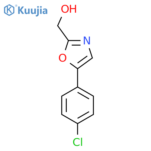 5-(4-Chlorophenyl)-1,3-oxazol-2-ylmethanol structure
