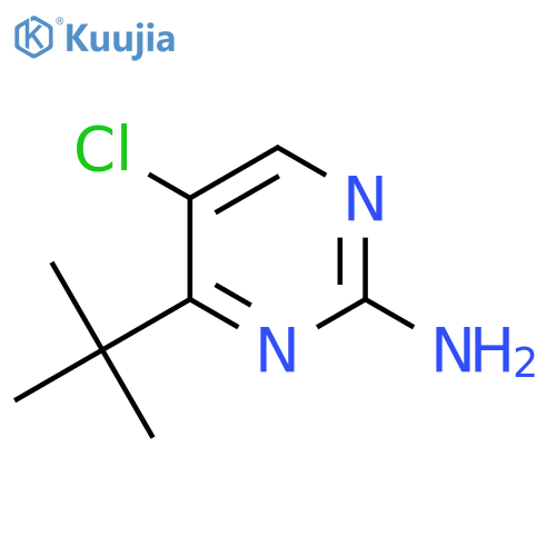 4-(Tert-butyl)-5-chloropyrimidin-2-amine structure