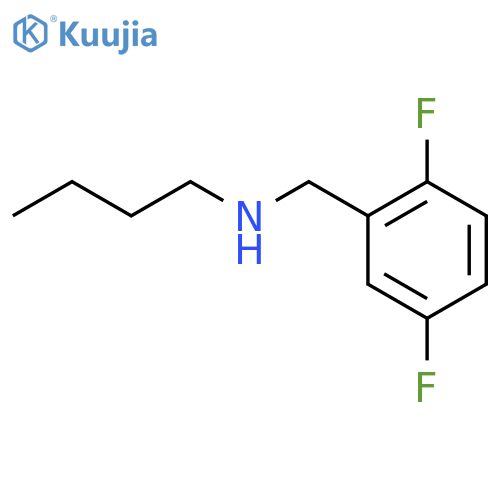butyl(2,5-difluorophenyl)methylamine structure