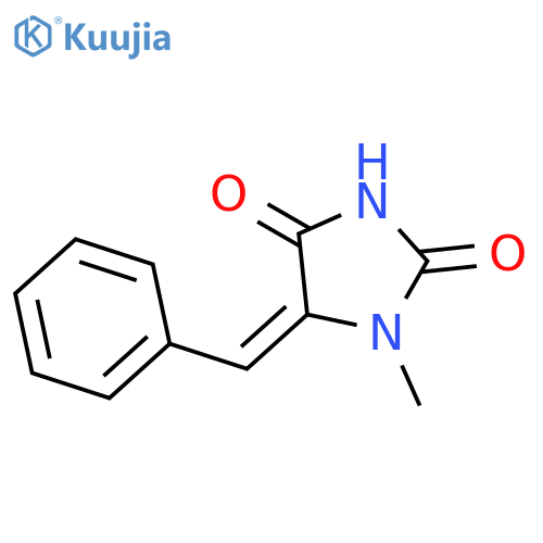 5-benzylidene-1-methylimidazolidine-2,4-dione structure