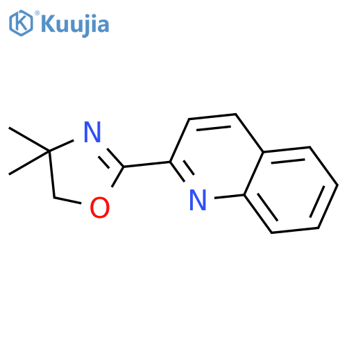 4,4-dimethyl-2-quinolin-2-yl-5h-1,3-oxazole structure