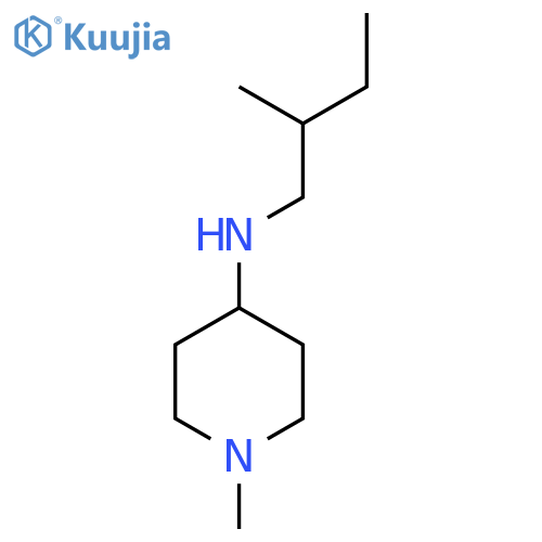 1-methyl-N-(2-methylbutyl)piperidin-4-amine structure