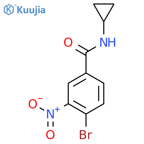 N-Cyclopropyl 4-bromo-3-nitrobenzamide structure