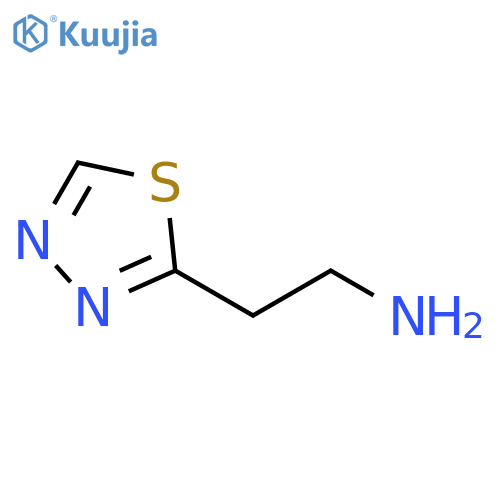 2-(1,3,4-thiadiazol-2-yl)ethan-1-amine structure