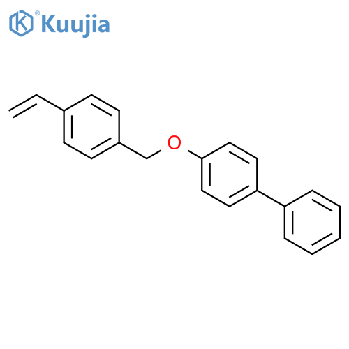 1,1'-Biphenyl, 4-[(4-ethenylphenyl)methoxy]- structure