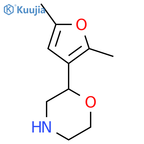 2-(2,5-dimethylfuran-3-yl)morpholine structure