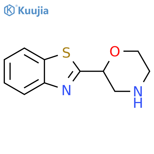 2-(morpholin-2-yl)-1,3-benzothiazole structure