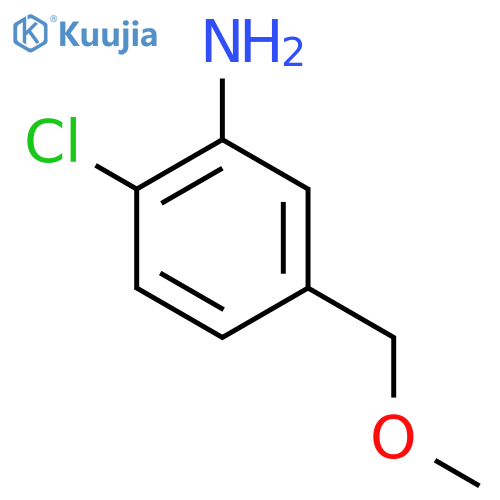 2-Chloro-5-(methoxymethyl)aniline structure