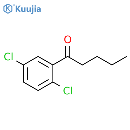 1-(2,5-DICHLOROPHENYL)PENTAN-1-ONE structure