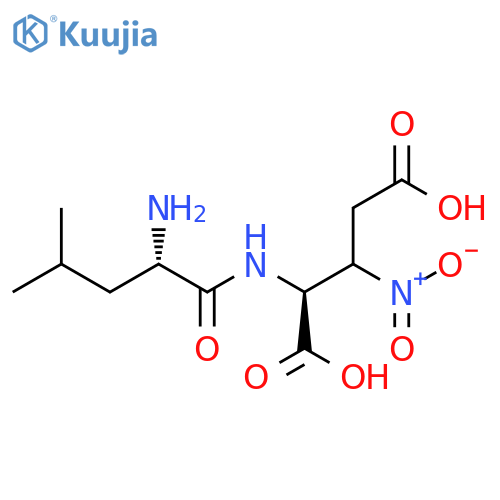 Glutamic acid,L-leucyl-3-nitro- (9CI) structure