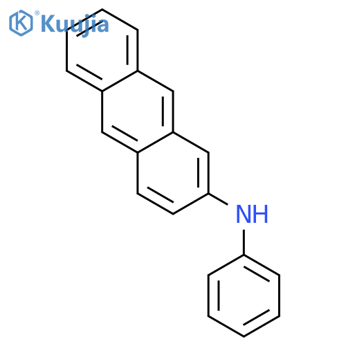 N-Phenyl-2-anthramine structure