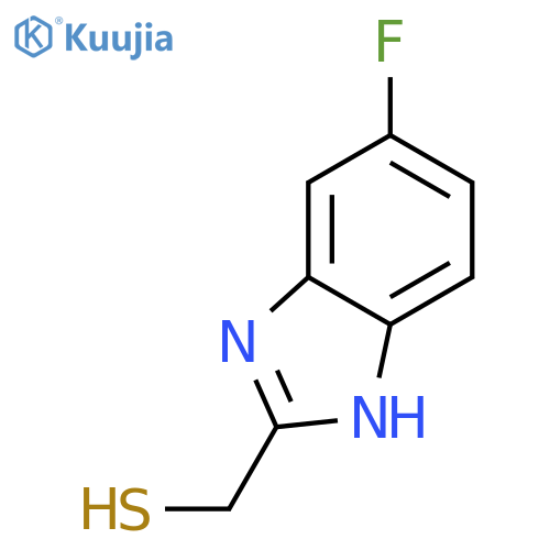 1H-Benzimidazole-2-methanethiol,6-fluoro- structure