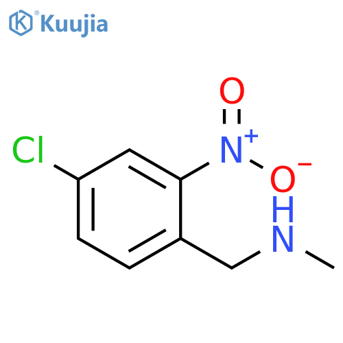 (4-chloro-2-nitrophenyl)methyl(methyl)amine structure