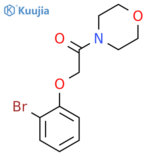 Morpholine, 4-[(2-bromophenoxy)acetyl]- structure