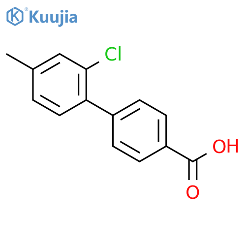 4-(2-chloro-4-methylphenyl)benzoic Acid structure