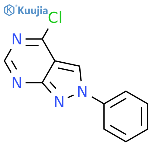 4-Chloro-2-phenyl-2H-pyrazolo[3,4-d]pyrimidine structure