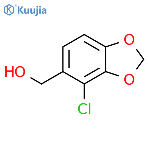 4-Chloro-1,3-benzodioxole-5-methanol structure