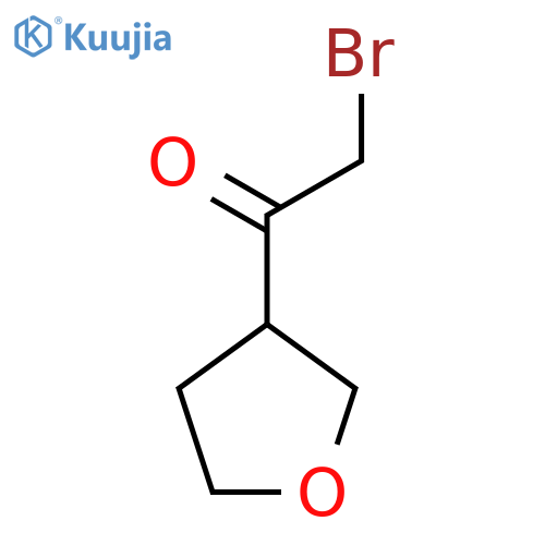 2-Bromo-1-(oxolan-3-yl)ethan-1-one structure