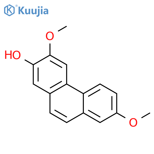 3,7-dimethoxyphenanthren-2-ol structure