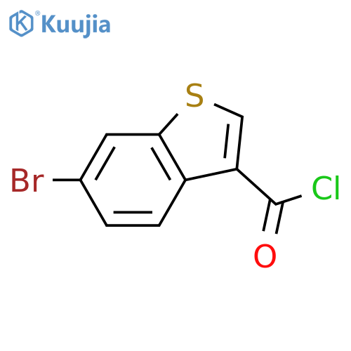 6-Bromo-1-benzothiophene-3-carbonyl chloride structure