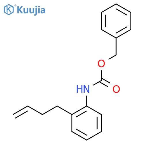 benzyl N-[2-(but-3-en-1-yl)phenyl]carbamate structure