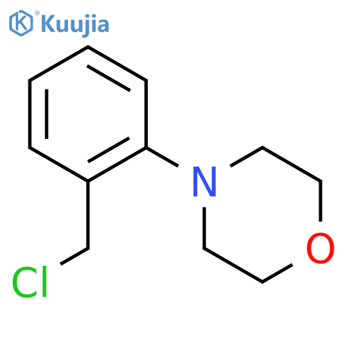 4-2-(Chloromethyl)phenylmorpholine structure