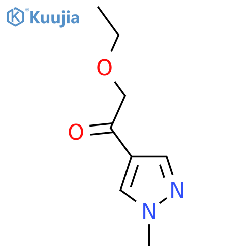 2-ethoxy-1-(1-methyl-1H-pyrazol-4-yl)ethan-1-one structure